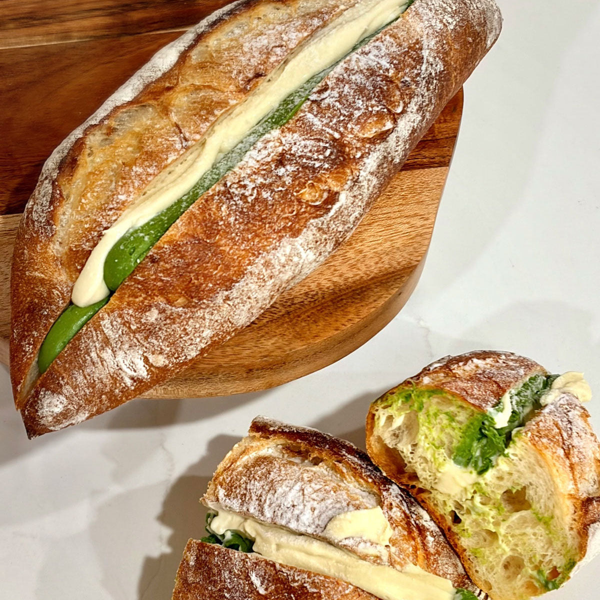 Jasmine Matcha Rice Baguette